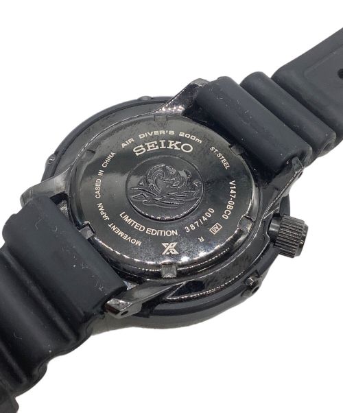 SEIKO（セイコー）SEIKO (セイコー) ダイバーズウォッチ プロスペックス　ソーラークォーツ ブラックの古着・服飾アイテム
