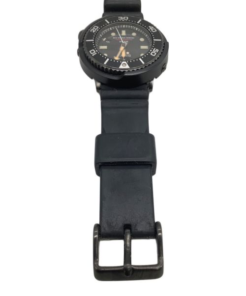SEIKO（セイコー）SEIKO (セイコー) ダイバーズウォッチ プロスペックス　ソーラークォーツ ブラックの古着・服飾アイテム