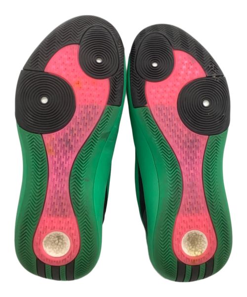 adidas（アディダス）adidas (アディダス) ローカットスニーカー　Harden Volume 8 ブラック×グリーン サイズ:27.5の古着・服飾アイテム