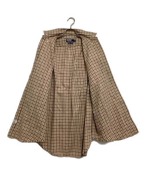 POLO RALPH LAUREN（ポロ・ラルフローレン）POLO RALPH LAUREN (ポロ・ラルフローレン) チェックシャツ ベージュ サイズ:Mの古着・服飾アイテム