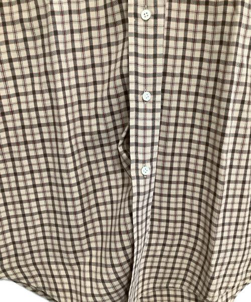 POLO RALPH LAUREN（ポロ・ラルフローレン）POLO RALPH LAUREN (ポロ・ラルフローレン) チェックシャツ ベージュ サイズ:Mの古着・服飾アイテム