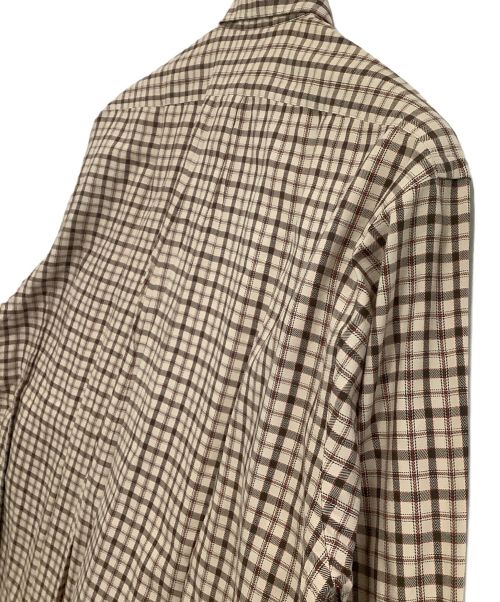 POLO RALPH LAUREN（ポロ・ラルフローレン）POLO RALPH LAUREN (ポロ・ラルフローレン) チェックシャツ ベージュ サイズ:Mの古着・服飾アイテム