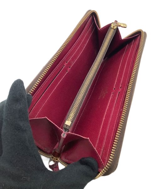 LOUIS VUITTON（ルイ ヴィトン）LOUIS VUITTON (ルイ ヴィトン) 長財布 モノグラム ポルトフォイユ・クレマンス フューシャの古着・服飾アイテム