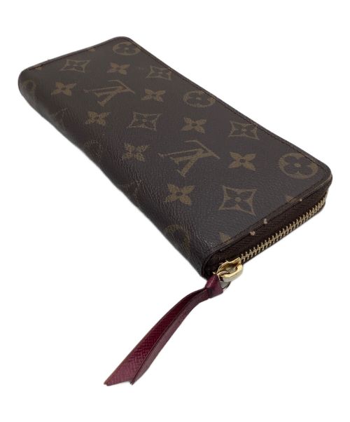 LOUIS VUITTON（ルイ ヴィトン）LOUIS VUITTON (ルイ ヴィトン) 長財布 モノグラム ポルトフォイユ・クレマンス フューシャの古着・服飾アイテム
