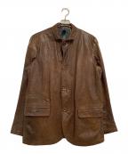 Timberlandティンバーランド）の古着「レザージャケット Limited Collection」｜ブラウン
