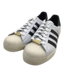 adidas×A BATHING APE（アディダス×ア ベイシング エイプ）の古着「ローカットスニーカー SUPERSTAR 80S BAPE 	50周年記念コラボ」｜ホワイト