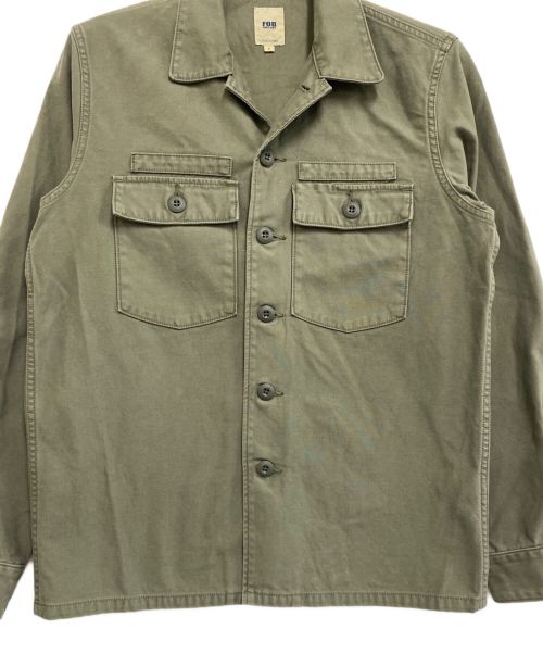 F.O.B FACTORY（エフオービー ファクトリー）F.O.B FACTORY (エフオービー ファクトリー) ファティーグジャケット グリーン サイズ:Mの古着・服飾アイテム