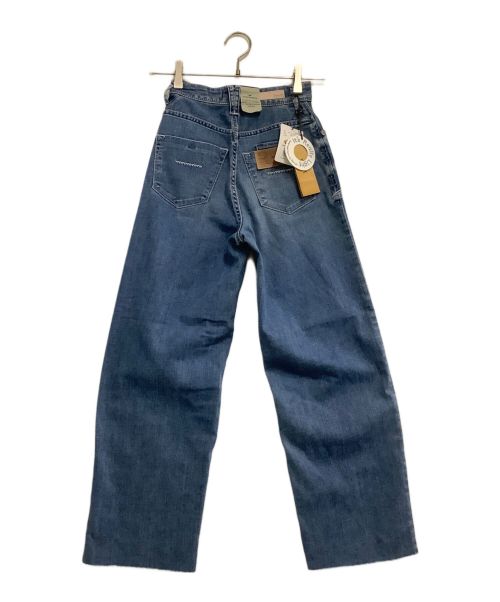 YANUK（ヤヌーク）YANUK (ヤヌーク) ワイドストレートデニムパンツ ブルー サイズ:21 未使用品の古着・服飾アイテム