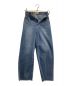 中古・古着 YANUK (ヤヌーク) ワイドストレートデニムパンツ ブルー サイズ:21 未使用品：9000円