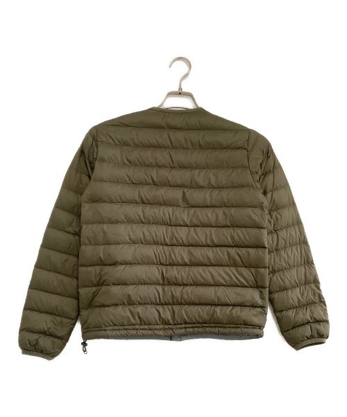 DANTON（ダントン）DANTON (ダントン) ライトダウンジャケット インナーダウンクルーネック グリーン サイズ:34の古着・服飾アイテム