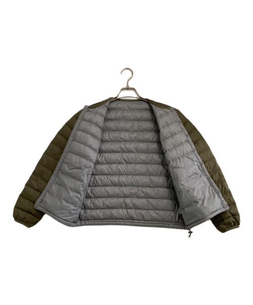 DANTON（ダントン）DANTON (ダントン) ライトダウンジャケット インナーダウンクルーネック グリーン サイズ:34の古着・服飾アイテム