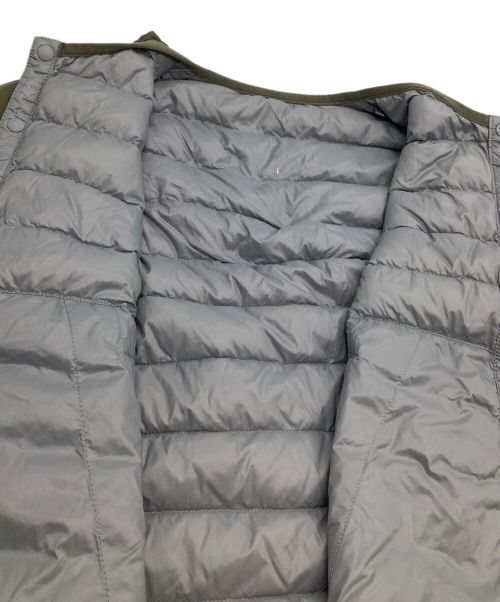 DANTON（ダントン）DANTON (ダントン) ライトダウンジャケット インナーダウンクルーネック グリーン サイズ:34の古着・服飾アイテム