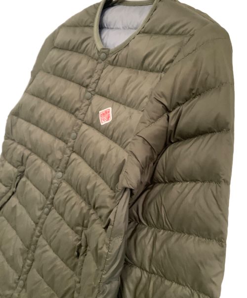 DANTON（ダントン）DANTON (ダントン) ライトダウンジャケット インナーダウンクルーネック グリーン サイズ:34の古着・服飾アイテム