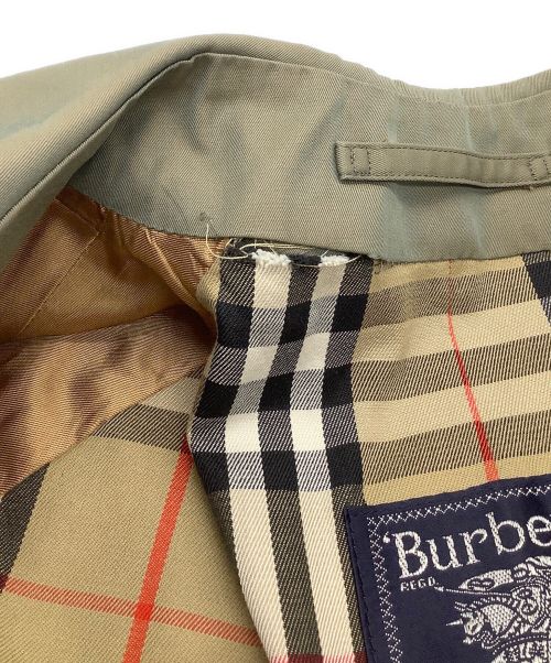Burberry's（バーバリーズ）Burberry's (バーバリーズ) ステンカラーコート カーキ サイズ:42の古着・服飾アイテム