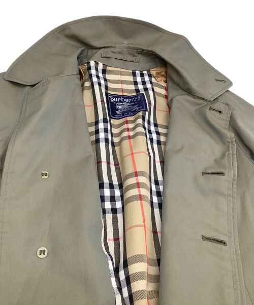 Burberry's（バーバリーズ）Burberry's (バーバリーズ) ステンカラーコート カーキ サイズ:42の古着・服飾アイテム