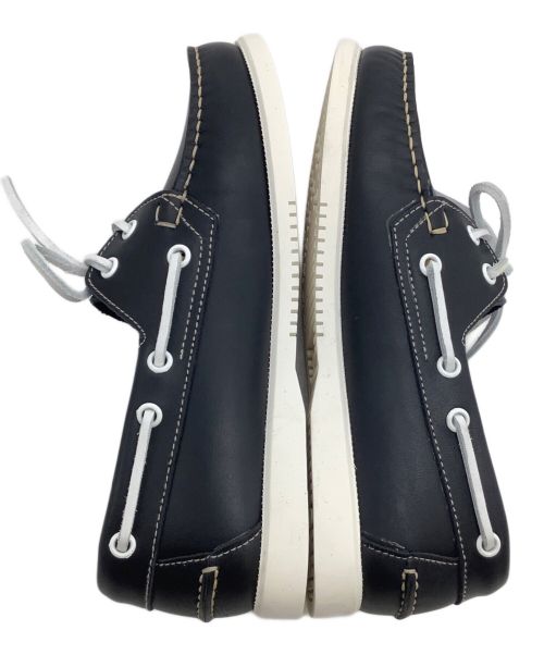 PARABOOT（パラブーツ）PARABOOT (パラブーツ) デッキシューズ BARTH ブラック×ホワイト サイズ:3の古着・服飾アイテム