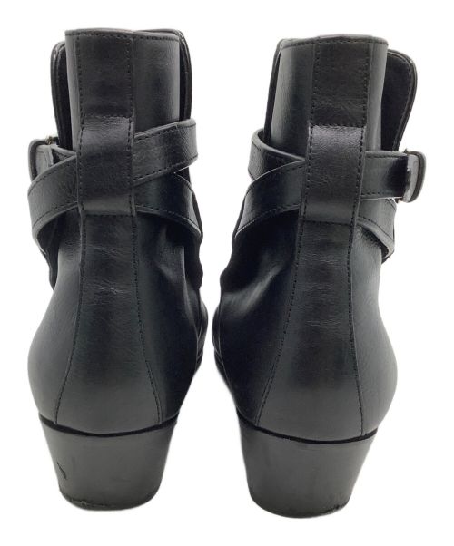 Saint Laurent Paris（サンローランパリ）Saint Laurent Paris (サンローランパリ) レザー ショートブーツ ブラック サイズ:36の古着・服飾アイテム