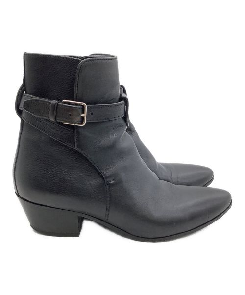Saint Laurent Paris（サンローランパリ）Saint Laurent Paris (サンローランパリ) レザー ショートブーツ ブラック サイズ:36の古着・服飾アイテム