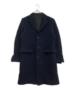Apartment Three ネイビー チェスターコート 中古・古着通販】Apartment Three (アパートメントスリー) ダブル