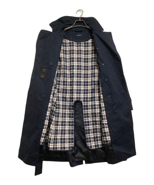 NEWYORKER（ニューヨーカー）NEWYORKER (ニューヨーカー) ライナー付きトレンチコート ネイビー サイズ:11の古着・服飾アイテム