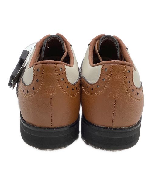 macgregor（マクレガー）macgregor (マクレガー) ゴルフシューズ ブラウン×ホワイト サイズ:25の古着・服飾アイテム