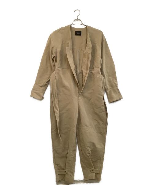 VERMEIL par iena（ヴェルメイユ パー イエナ）VERMEIL par iena (ヴェルメイユ パー イエナ) オールインワン ベージュ サイズ:freeの古着・服飾アイテム