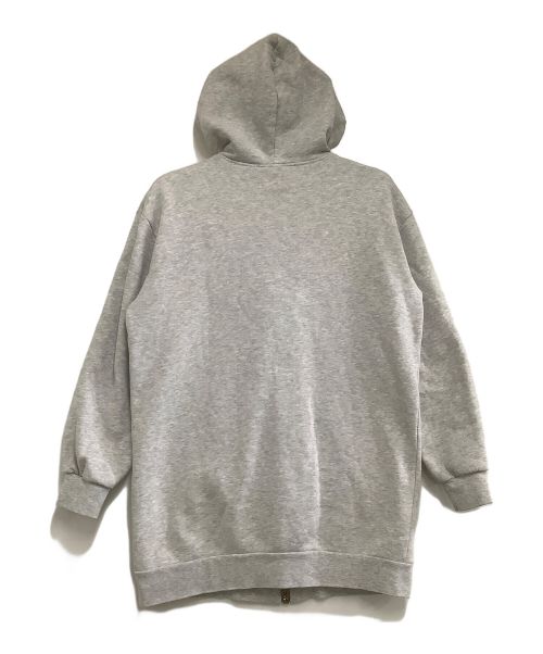 MSGM（エムエスジーエム）MSGM (エムエスジーエム) ジップパーカー ライトグレー サイズ:Mの古着・服飾アイテム