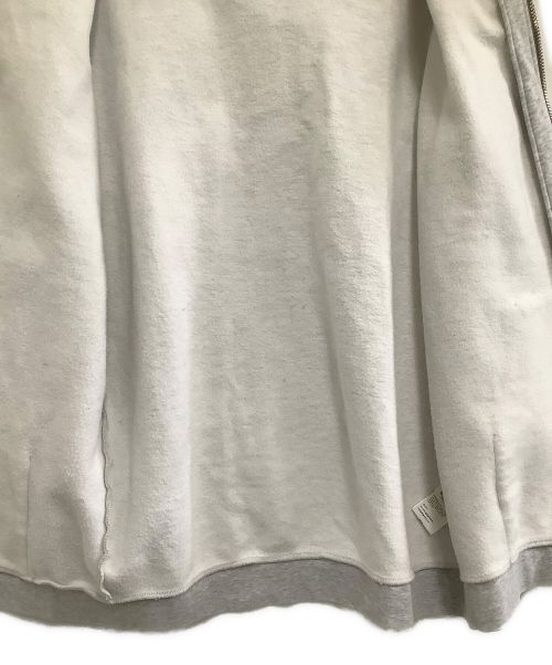 MSGM（エムエスジーエム）MSGM (エムエスジーエム) ジップパーカー ライトグレー サイズ:Mの古着・服飾アイテム