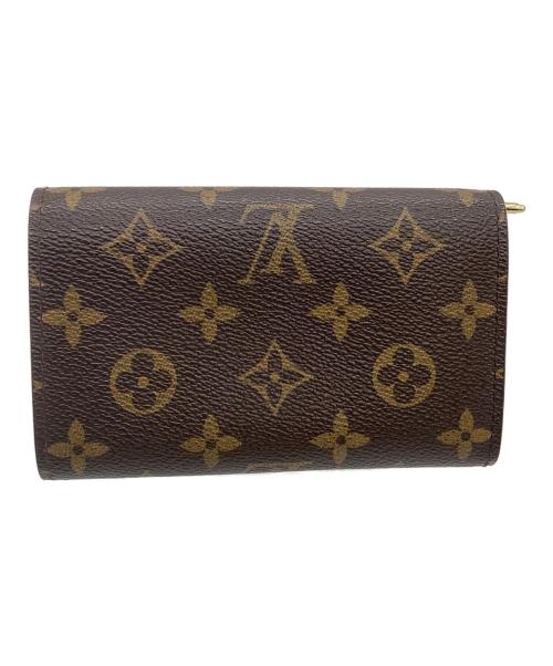 LOUIS VUITTON（ルイ ヴィトン）LOUIS VUITTON (ルイ ヴィトン) 2つ折り財布 モノグラム ポルトモネ・ビエ・トレゾール ブラウンの古着・服飾アイテム