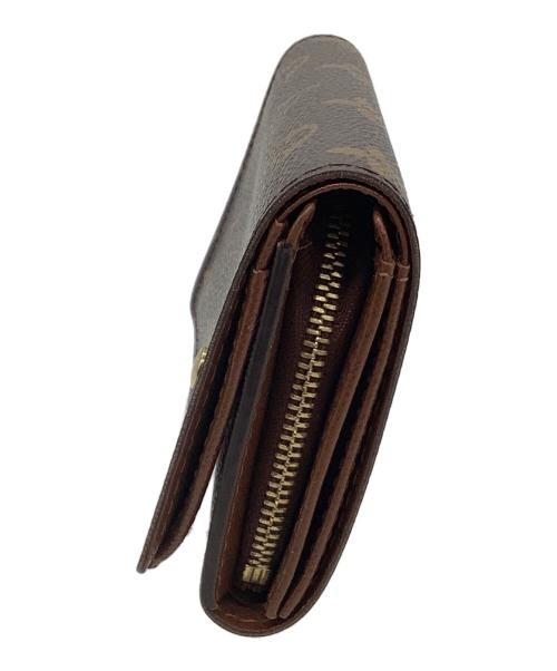 LOUIS VUITTON（ルイ ヴィトン）LOUIS VUITTON (ルイ ヴィトン) 2つ折り財布 モノグラム ポルトモネ・ビエ・トレゾール ブラウンの古着・服飾アイテム