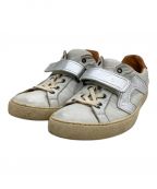 HERMESエルメス）の古着「ローカットスニーカー」｜ホワイト×シルバー