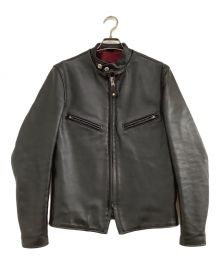 Schott（ショット）の古着「シングルライダースジャケット」｜ブラック