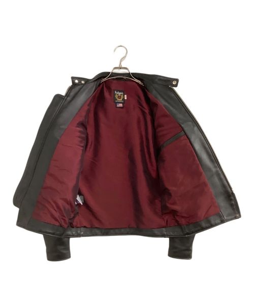 Schott（ショット）Schott (ショット) シングルライダースジャケット ブラック サイズ:34の古着・服飾アイテム