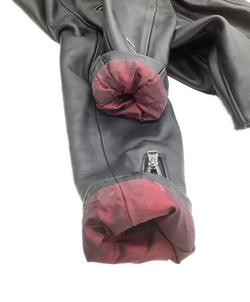 Schott（ショット）Schott (ショット) シングルライダースジャケット ブラック サイズ:34の古着・服飾アイテム