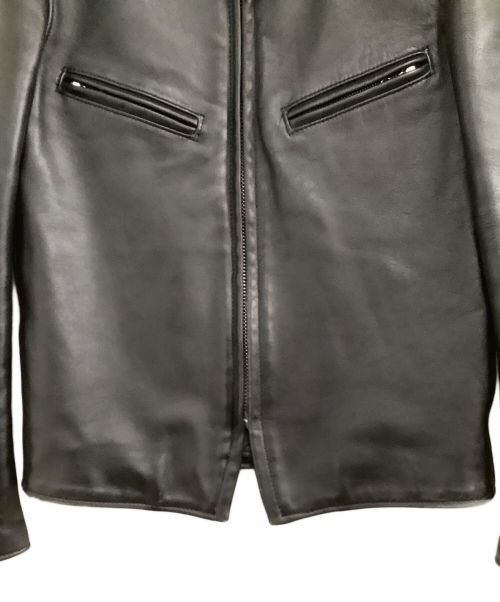 Schott（ショット）Schott (ショット) シングルライダースジャケット ブラック サイズ:34の古着・服飾アイテム
