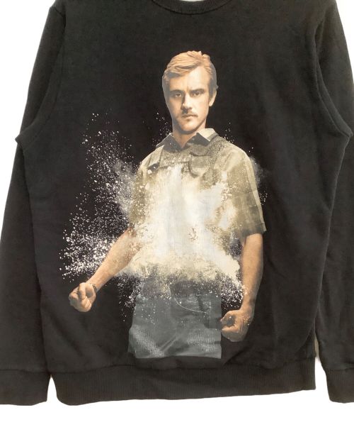 IH NOM UH NIT（インノミネイト）IH NOM UH NIT (インノミネイト) プリントスウェット ブラック サイズ:Lの古着・服飾アイテム