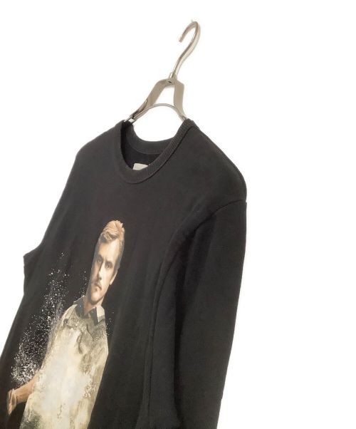 IH NOM UH NIT（インノミネイト）IH NOM UH NIT (インノミネイト) プリントスウェット ブラック サイズ:Lの古着・服飾アイテム