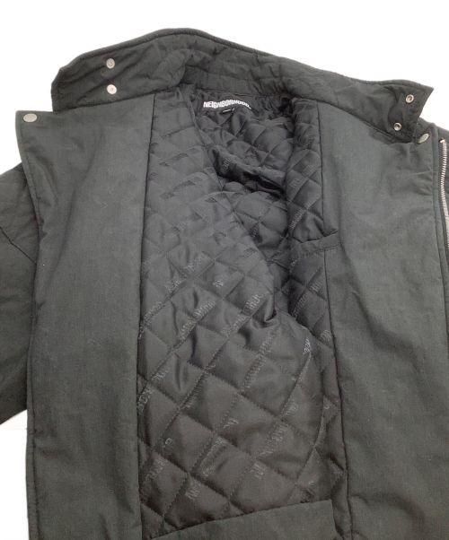 NEIGHBORHOOD（ネイバーフッド）NEIGHBORHOOD (ネイバーフッド) ライダースジャケット 23AW STANDCOLLAR RIDERS JACKET ブラック サイズ:Mの古着・服飾アイテム