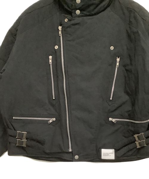 NEIGHBORHOOD（ネイバーフッド）NEIGHBORHOOD (ネイバーフッド) ライダースジャケット 23AW STANDCOLLAR RIDERS JACKET ブラック サイズ:Mの古着・服飾アイテム