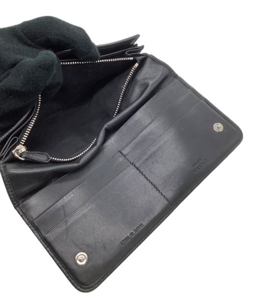 PRADA（プラダ）PRADA (プラダ) 長財布 ブラックの古着・服飾アイテム