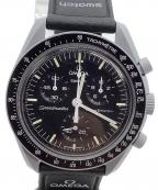 OMEGA×SWATCHオメガ×スウォッチ）の古着「腕時計　MISSION TO THE MOON」｜ブラック