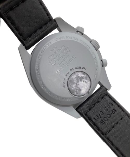 OMEGA（オメガ）OMEGA (オメガ) SWATCH (スウォッチ) 腕時計　MISSION TO THE MOON ブラックの古着・服飾アイテム