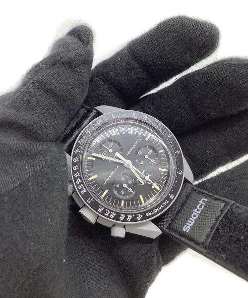 OMEGA（オメガ）OMEGA (オメガ) SWATCH (スウォッチ) 腕時計　MISSION TO THE MOON ブラックの古着・服飾アイテム