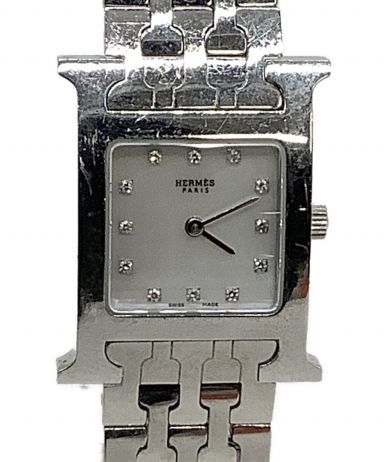 中古・古着通販】HERMES (エルメス) 腕時計 Hウォッチ クォーツ