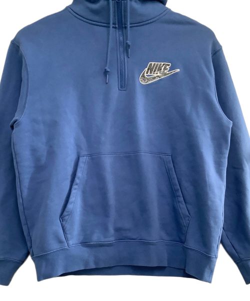 SUPREME（シュプリーム）SUPREME (シュプリーム) NIKE (ナイキ) プルオーバーパーカー ブルー サイズ:Mの古着・服飾アイテム