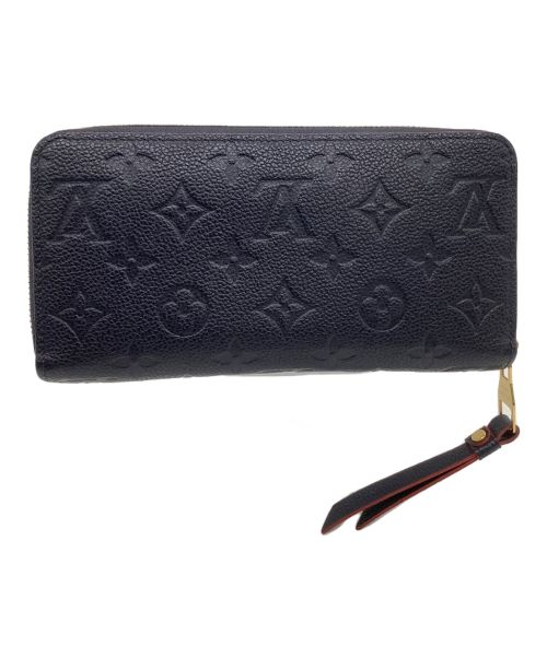 LOUIS VUITTON（ルイ ヴィトン）LOUIS VUITTON (ルイ ヴィトン) ラウンドファスナー財布 モノグラム・アンプラント マリーヌルージュ マリーヌルージュの古着・服飾アイテム