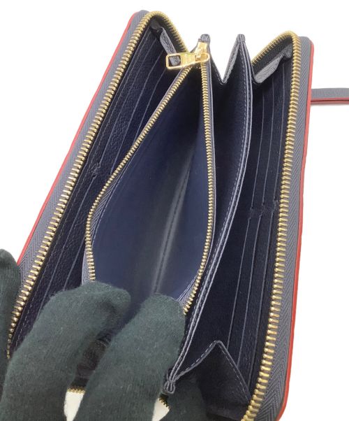 LOUIS VUITTON（ルイ ヴィトン）LOUIS VUITTON (ルイ ヴィトン) ラウンドファスナー財布 モノグラム・アンプラント マリーヌルージュ マリーヌルージュの古着・服飾アイテム