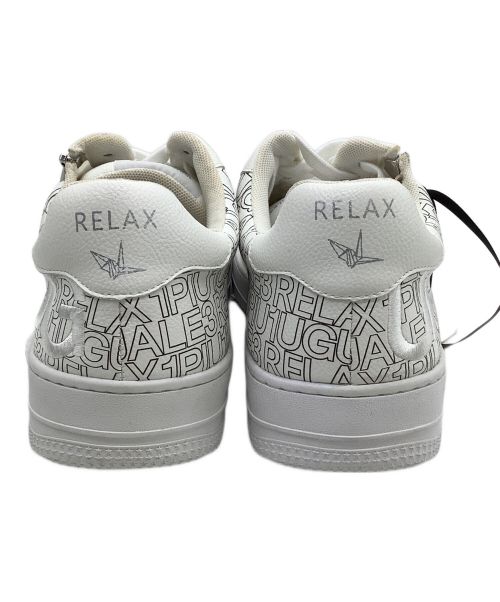 1PIU1UGUALE3 RELAX（ウノピゥウノウグァーレトレ リラックス）1PIU1UGUALE3 RELAX (ウノピゥウノウグァーレトレ リラックス) モノグラムコートスニーカー ホワイト サイズ:29の古着・服飾アイテム