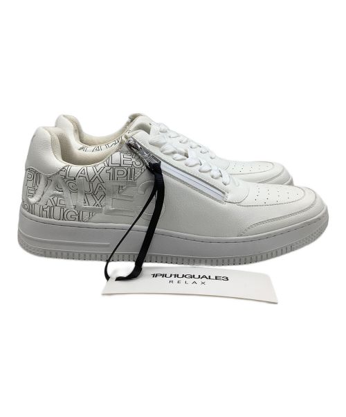 1PIU1UGUALE3 RELAX（ウノピゥウノウグァーレトレ リラックス）1PIU1UGUALE3 RELAX (ウノピゥウノウグァーレトレ リラックス) モノグラムコートスニーカー ホワイト サイズ:29の古着・服飾アイテム