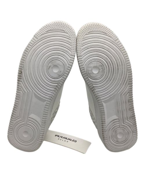 1PIU1UGUALE3 RELAX（ウノピゥウノウグァーレトレ リラックス）1PIU1UGUALE3 RELAX (ウノピゥウノウグァーレトレ リラックス) モノグラムコートスニーカー ホワイト サイズ:29の古着・服飾アイテム